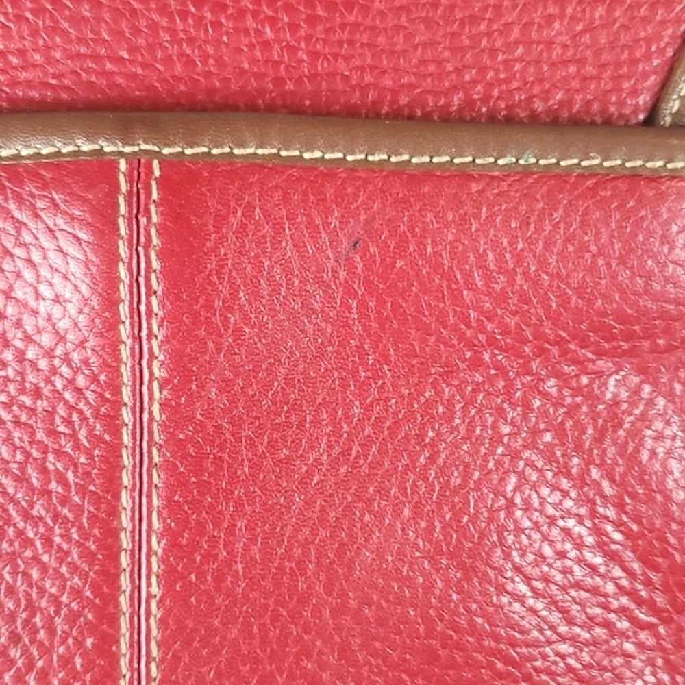 Madison‎ Ridge Red Leather Bag - Picture 7 of 15